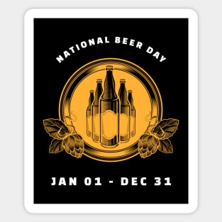 National Beer Day Sticker